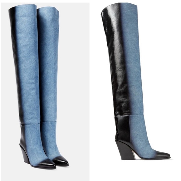 Jimmy Choo Shoes - Jimmy Choo - AUTHENTIC Maceo denim over-the-knee boots
by Jimmy Choo - NEW